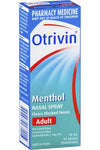 Otrivin Nasal Spray Menthol Adult 10Ml
