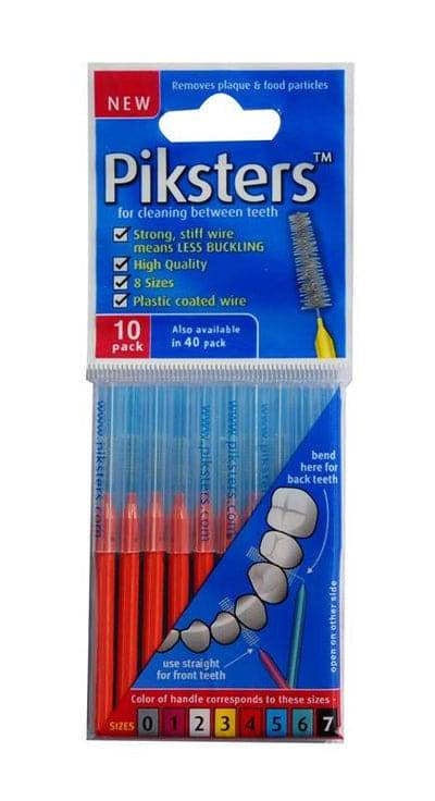 Piksters Inter Red Taper 1.2mm 10 - Life Pharmacy Orewa