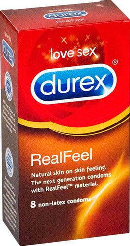 Durex Condom Real Feel 8 (Latex Free) - Life Pharmacy Orewa