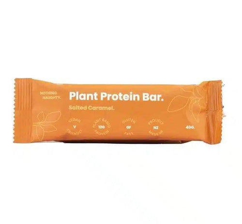 Nothing Naughty Protein Bar Salted Caramel - Life Pharmacy Orewa