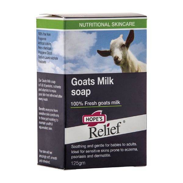 Hopes Relief Goats Milk Bar 125gm - Life Pharmacy Orewa