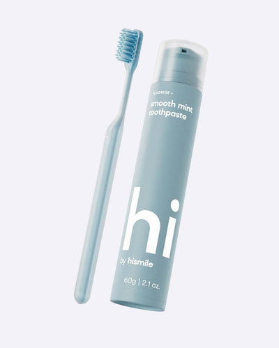 Hismile Mint Toothbrush - Blue - Life Pharmacy Orewa