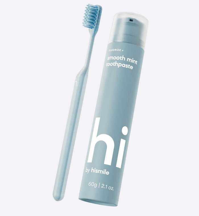 Hismile Mint Toothbrush - Blue - Life Pharmacy Orewa