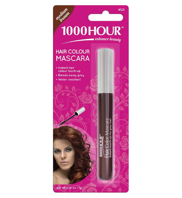 1000 Hour Hair Colour Mascara Med Brown - Life Pharmacy Orewa