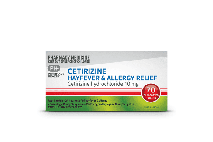 Pharmacy Essentials Cetirizine 10Mg 70 Tablets - Life Pharmacy Orewa