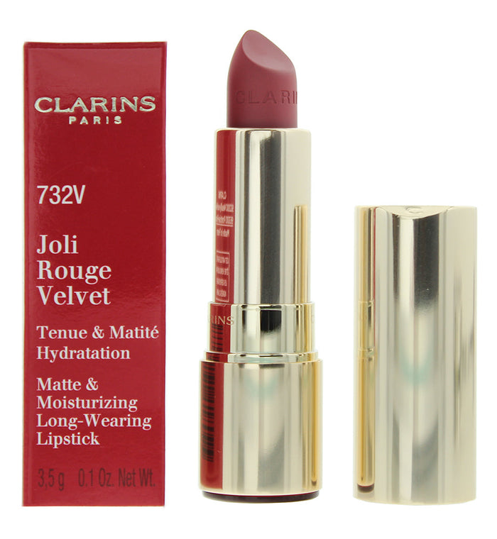 Clarins Joli Rouge Velvet 732 Lipstick