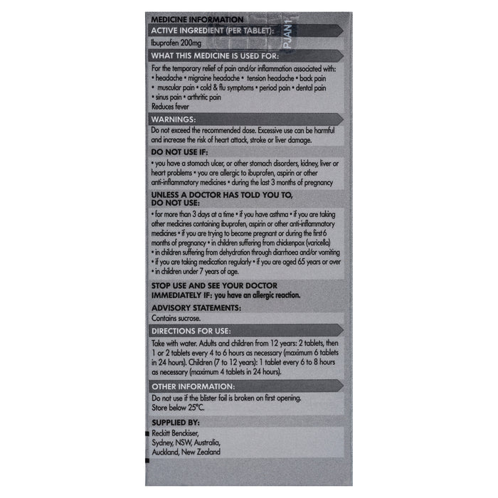 Nurofen Tablets 48 Pack