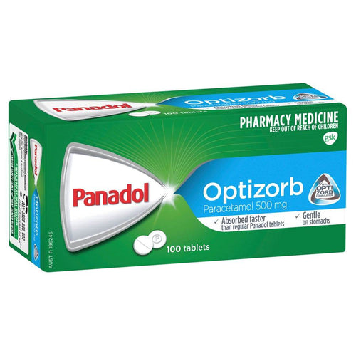 Panadol With Optizorb, Paracetamol Pain Relief Tablets, 100 - Life Pharmacy Orewa