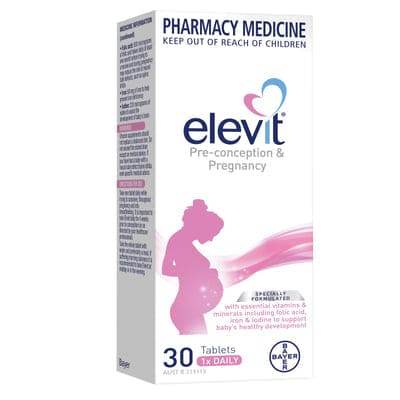 Elevit Pre-Conception & Pregnancy 30 Tablets - Life Pharmacy Orewa
