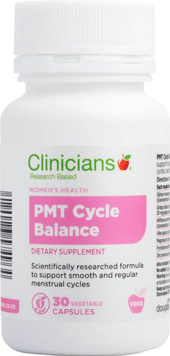 Clinicians PMT Cycle Balance Caps 30 - Life Pharmacy Orewa