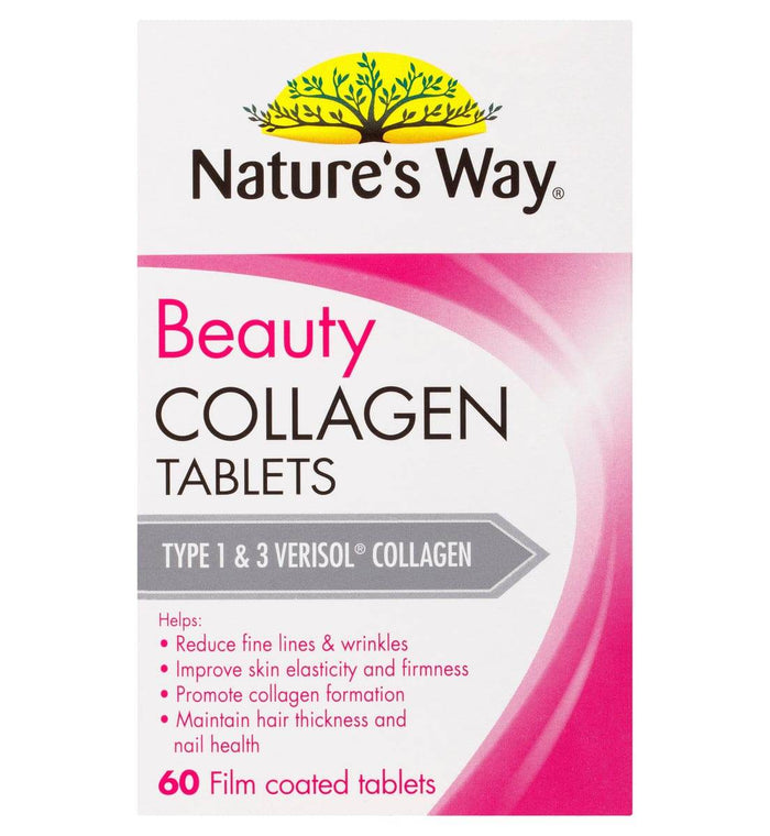 Natures Way Beauty Collagen Tabs 60 - Life Pharmacy Orewa