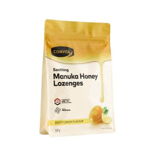 Comvita Manuka Honey Loz L & H 500g - Life Pharmacy Orewa