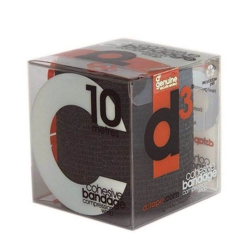 D3 Cohesive Band Madi Flex ECB Black 10m - Life Pharmacy Orewa