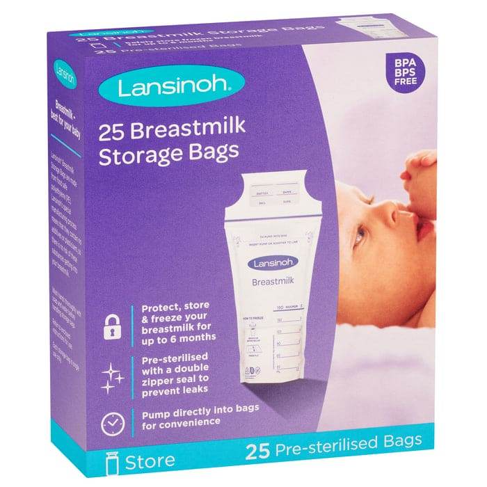 Lansinoh Breastmilk Storage Bags 25s - Life Pharmacy Orewa