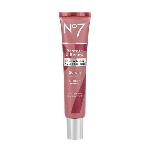 No7 Restore & Renew Face & Neck Multi Action Serum 30ml - Life Pharmacy Orewa