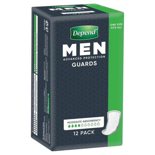 Depend Incont Male Guards 12 19068 - Life Pharmacy Orewa