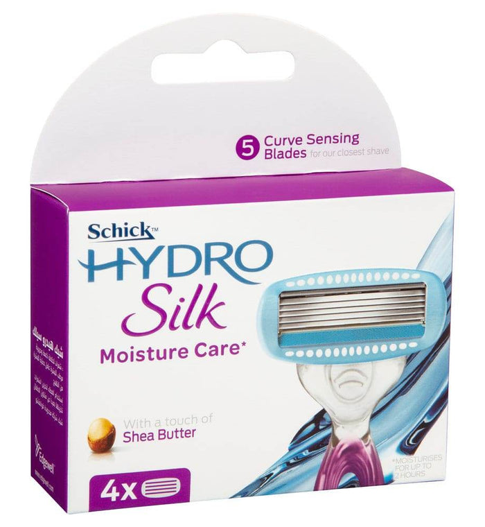 Schick Hydro Silk Blades Refill 4pk - Life Pharmacy Orewa