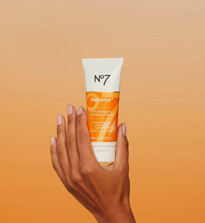 No7 Radiance+ Daily Energising Exfoliating Cleanser 100ml - Life Pharmacy Orewa