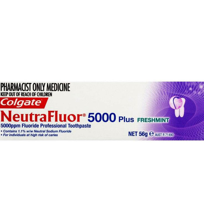 Colgate Neutrafluor 5000 Plus Fluoride Professional Toothpaste Freshmint 56G - Life Pharmacy Orewa