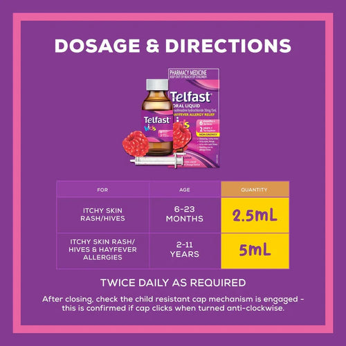 Telfast Oral Liquid 150Ml