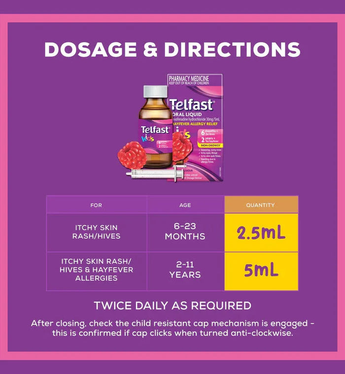 Telfast Oral Liquid 150Ml