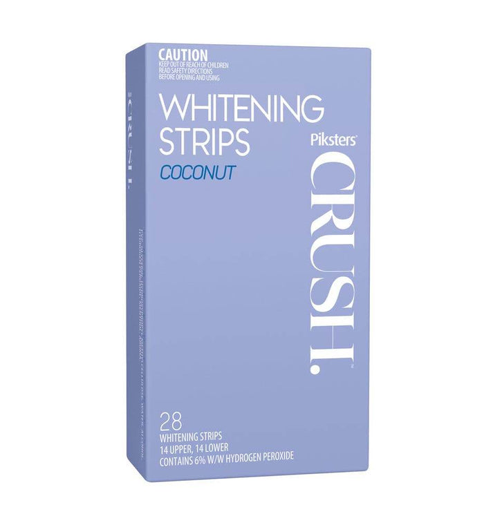 Piksters CRUSH Whtng Strps Coconut 28pk - Life Pharmacy Orewa