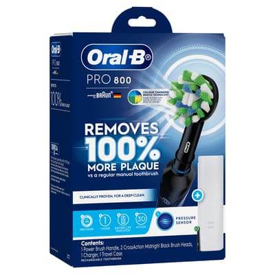 Oral-B Pro 800 Cross Action with Travel Case - Life Pharmacy Orewa