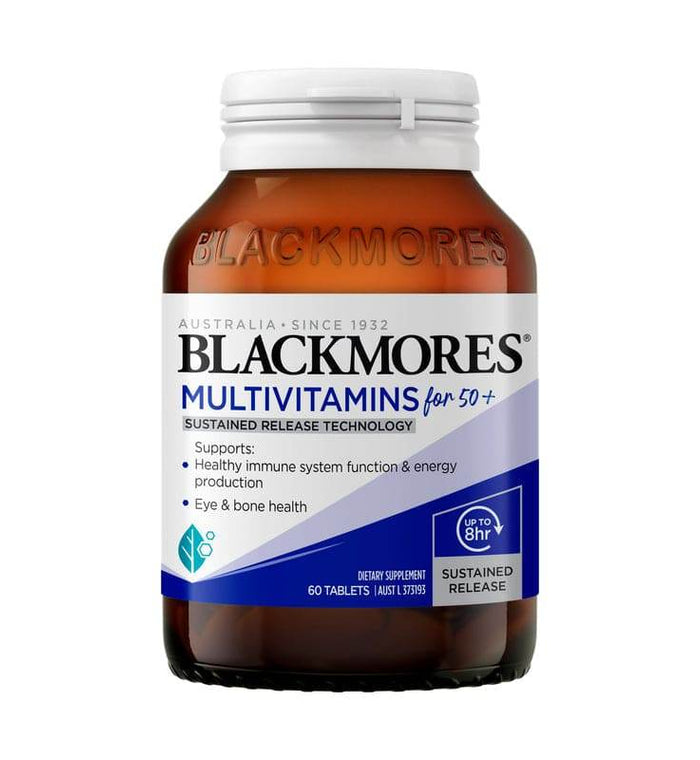 Blackmores Sust Release Multi For 50+ 60 - Life Pharmacy Orewa