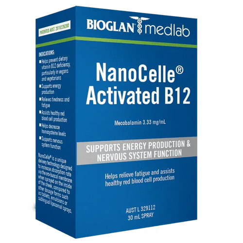 Bioglan Medlab Nanocelle Activated B12 30ml