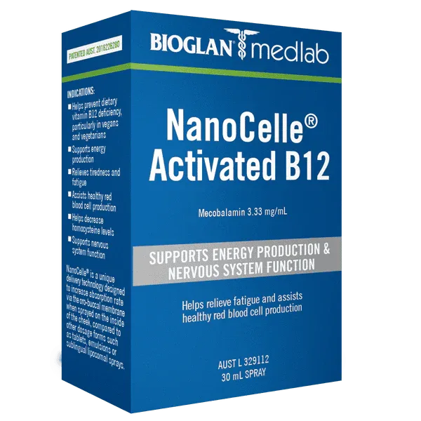 Bioglan Medlab Nanocelle Activated B12 30ml