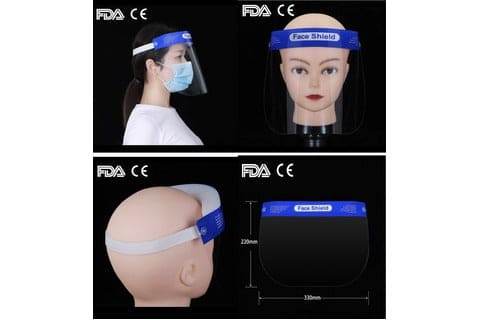 Face Shields - 2 Packs - Life Pharmacy Orewa