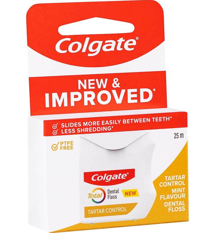 Colgate Total Floss Tartar Control 25m - Life Pharmacy Orewa