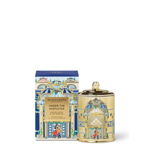 Glasshouse Fragrances Under The Mistletoe Candle 380g