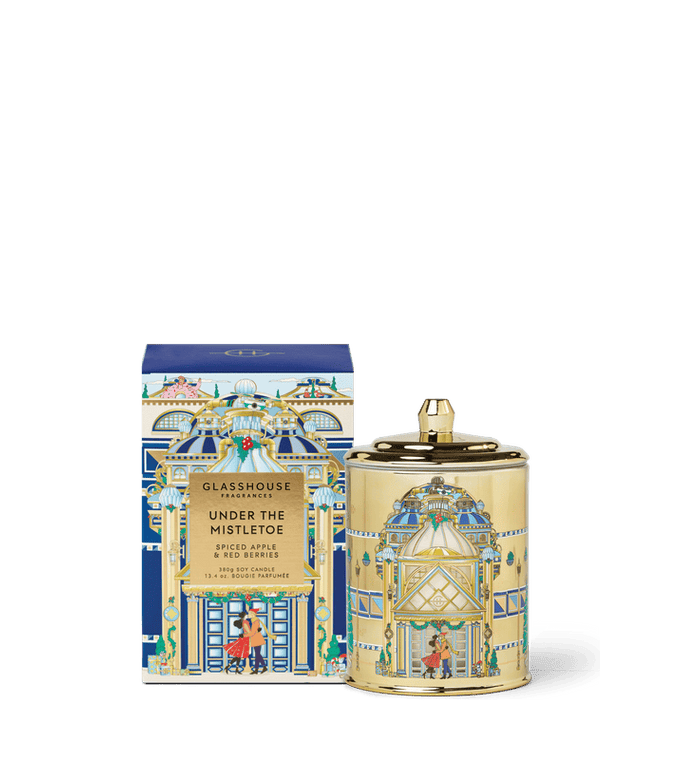 Glasshouse Fragrances Under The Mistletoe Candle 380g