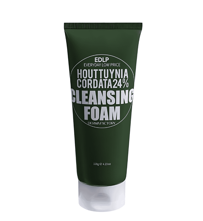 Derma Factory EDLP Houttuynia Cordata 24% Cleansing Foam 120g