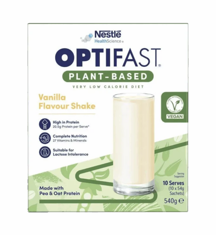 Optifast VLCD Plant Based Shake 10 X 54g - Vanilla