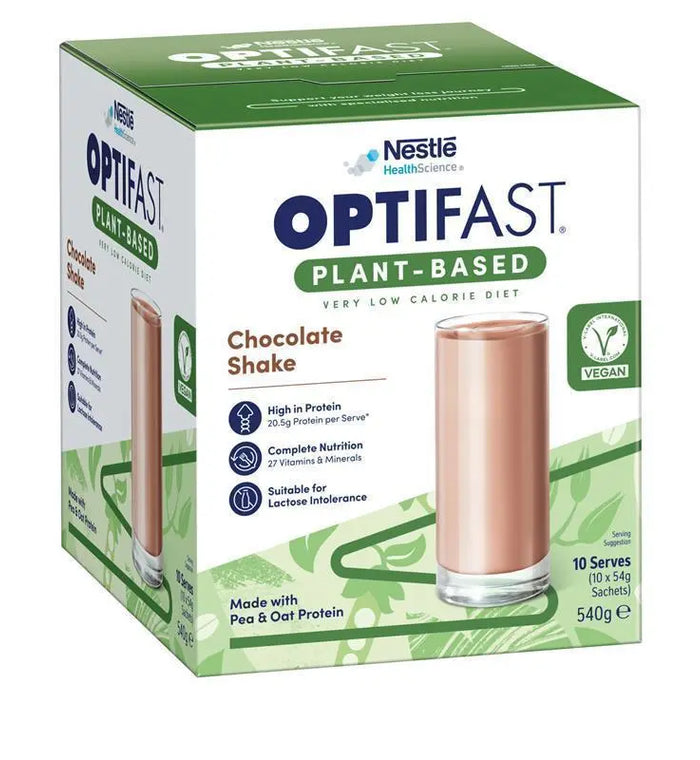 Optifast VLCD Plant Based Shake Chocolate 10 x 54g