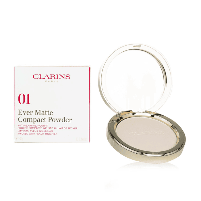 Clarins 01 Ever Matte Compact - Life Pharmacy Orewa