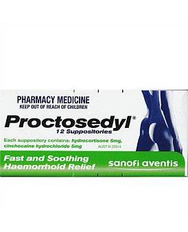 Proctosedyl Suppositories - Life Pharmacy Orewa