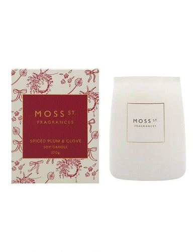 Moss St 370G Candle Spiced Plum/Clove - Life Pharmacy Orewa
