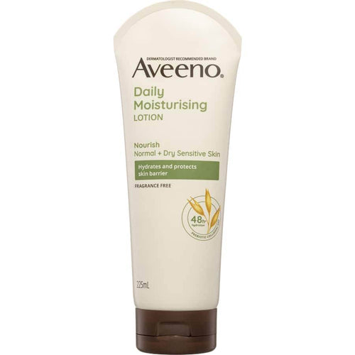 Aveeno Daily Moist Lot 225ml - Life Pharmacy Orewa