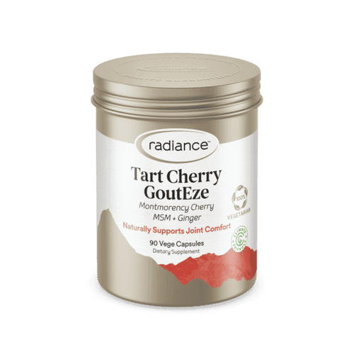 Radiance Tart Cherry Gouteze 90 Capsules - Life Pharmacy Orewa