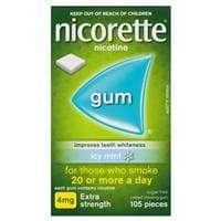 Nicorette Gum 4mg Icy Mint 15 - Life Pharmacy Orewa
