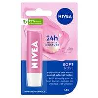 Nivea Lip Care Soft Rose 4.8g - Life Pharmacy Orewa