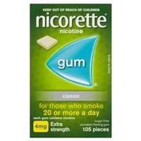 Nicorette Gum 4mg Classic 105 - Life Pharmacy Orewa