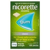 Nicorette Gum 2mg Classic 105 - Life Pharmacy Orewa