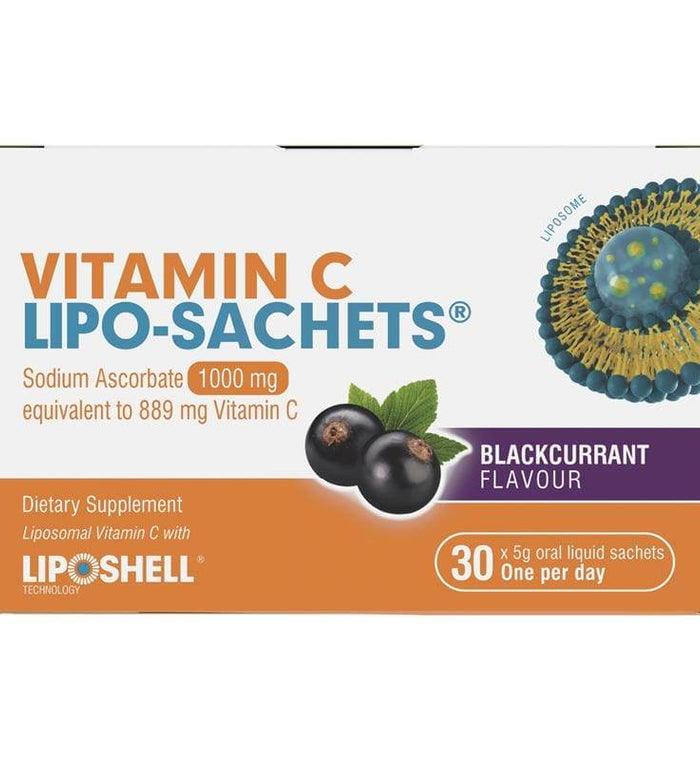 Vitamin C Lipo Sach Blackcurrent 1000Mg 30 - Life Pharmacy Orewa