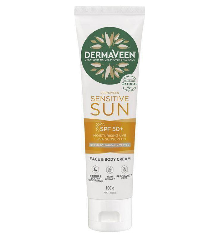Dermaveen Sensitive Sun Spf50+ 100G - Life Pharmacy Orewa