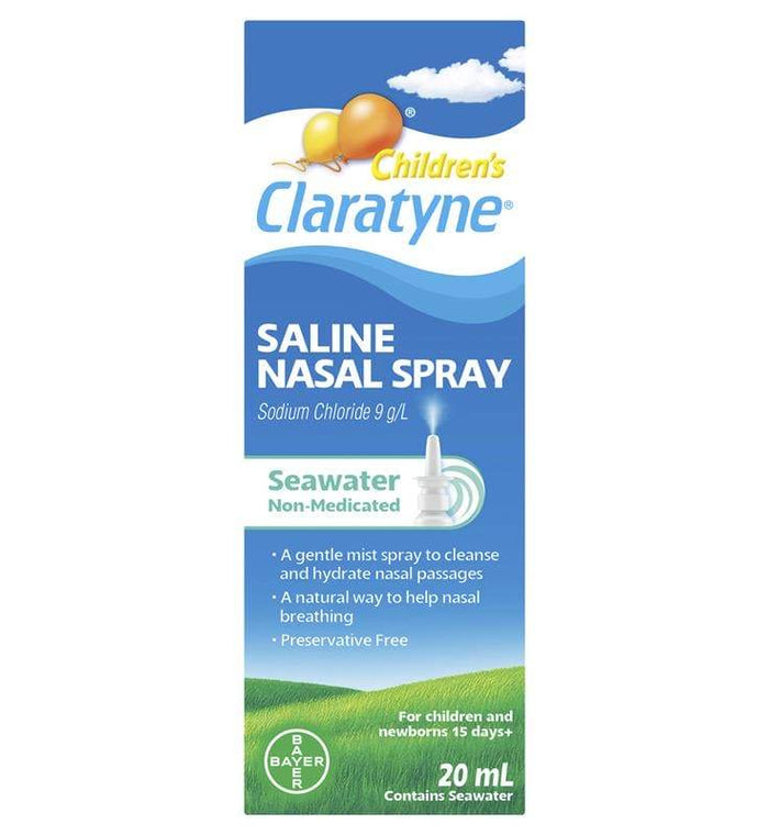 Claratyne Childrn Saline Nasal Spr 20Ml - Life Pharmacy Orewa