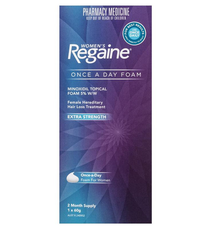 Regaine Women Extra Strength Foam 5 Percent 60 Gram 2 Months